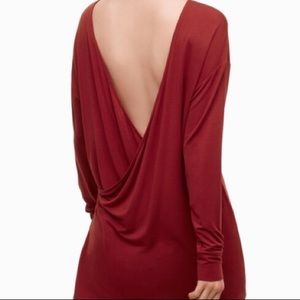 Open Back Long Sleeve T shirt from Aritzia